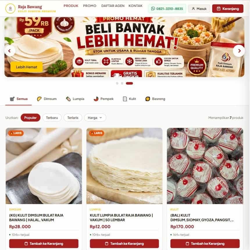Kulit Dimsum Raja Bawang